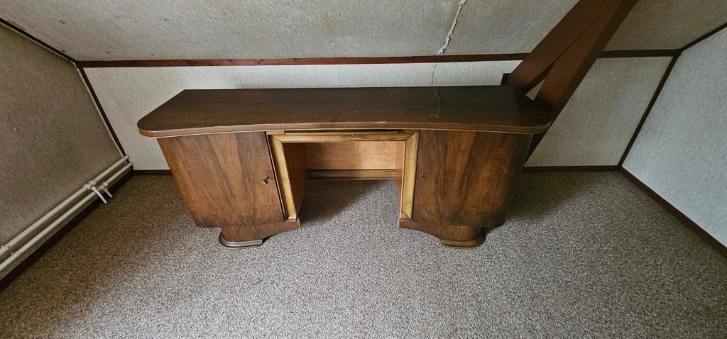 Vintage Art Deco Bureau / Kaptafel, Antiek en Kunst, Ophalen of Verzenden