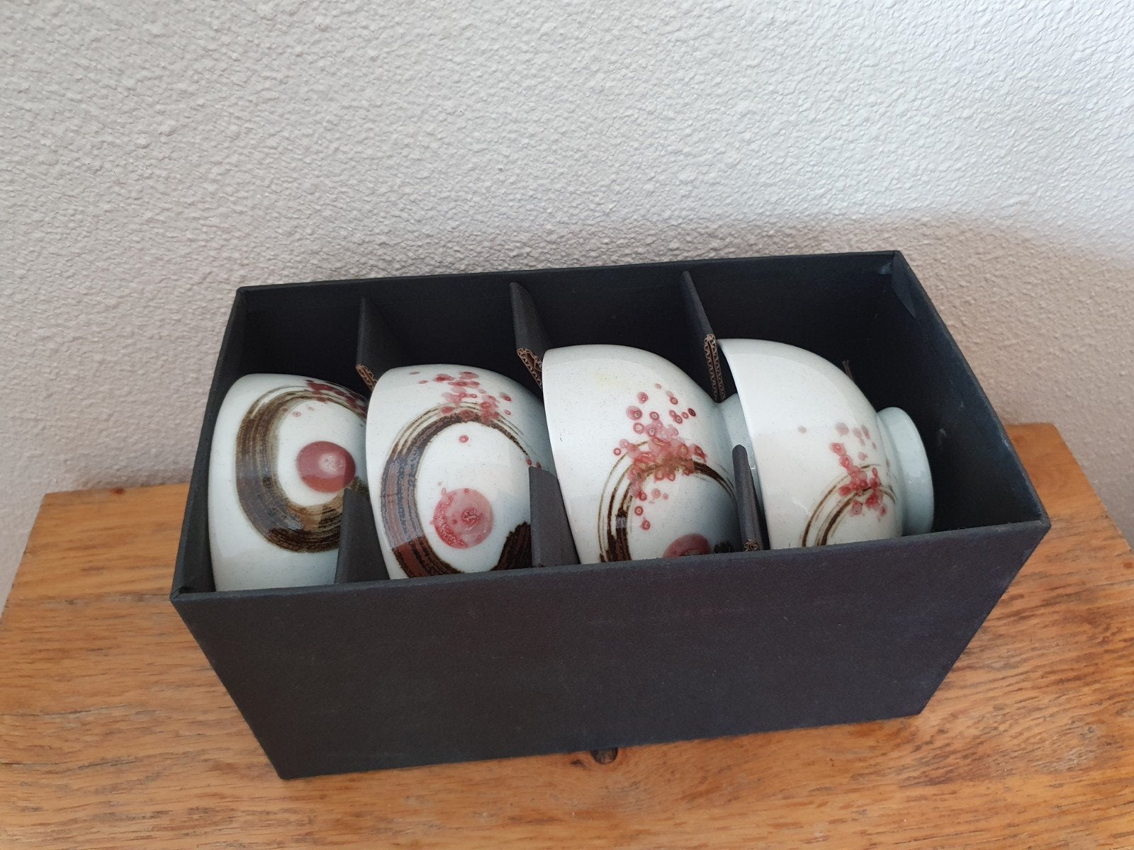 Kirin Gumi Fine Collection, 4 x koppen / kommen, nieuw, Aziatisch, Overige merken, Nieuw, Ophalen of Verzenden