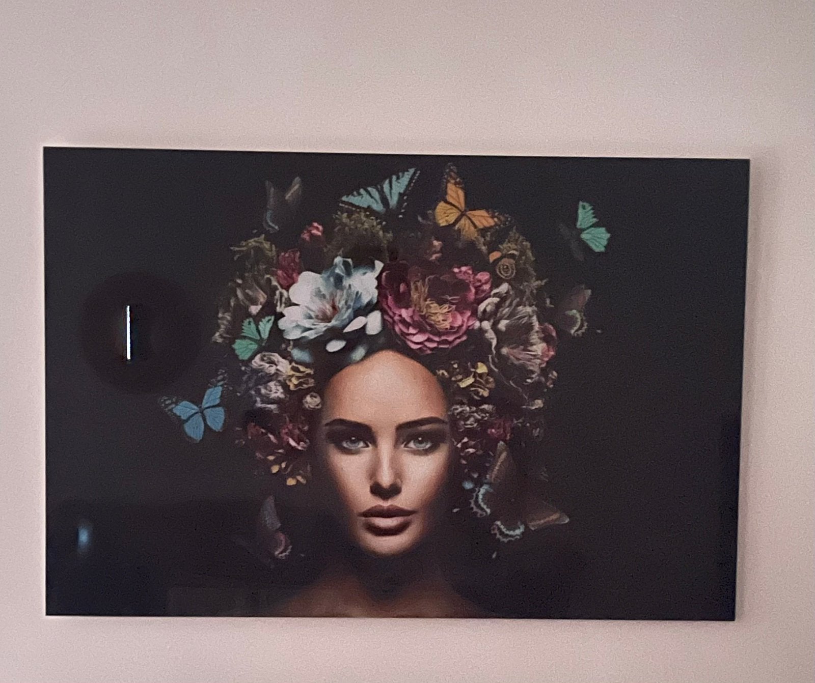 Groot glas schilderij, Ophalen