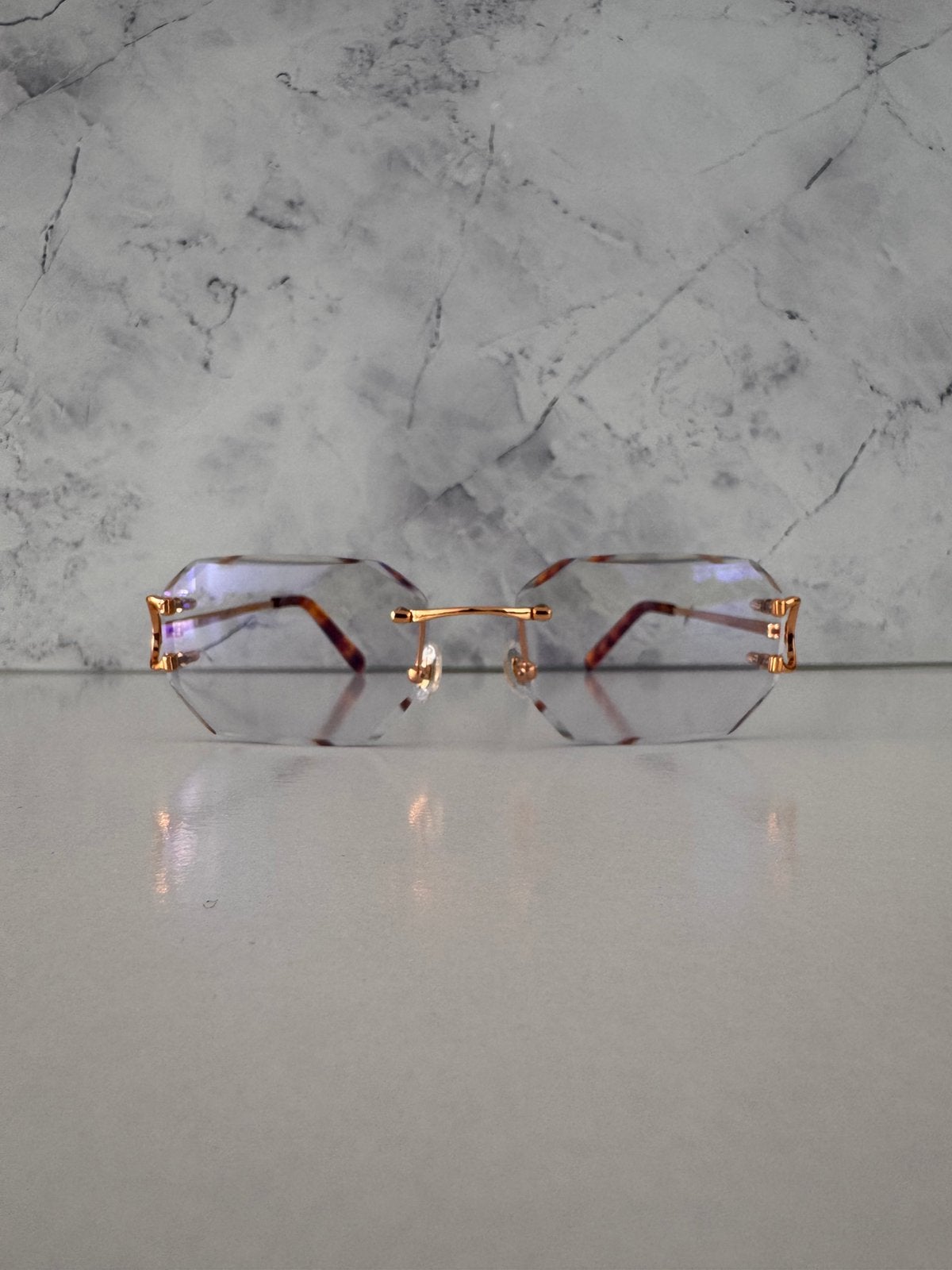 Cartier Piccadilly Goud/Transparant bril met UV-bescherming, Overige merken, Overige kleuren, Nieuw, Ophalen of Verzenden