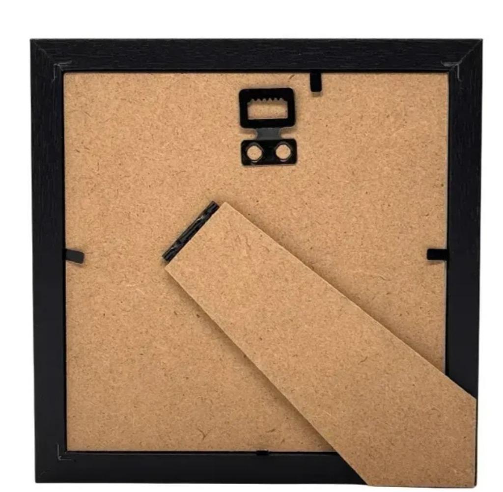 Passe-partout lijst 16x16 cm in walnoot of zwart, Huis en Inrichting, Woonaccessoires | Lijsten, Minder dan 50 cm, -, -, Nieuw