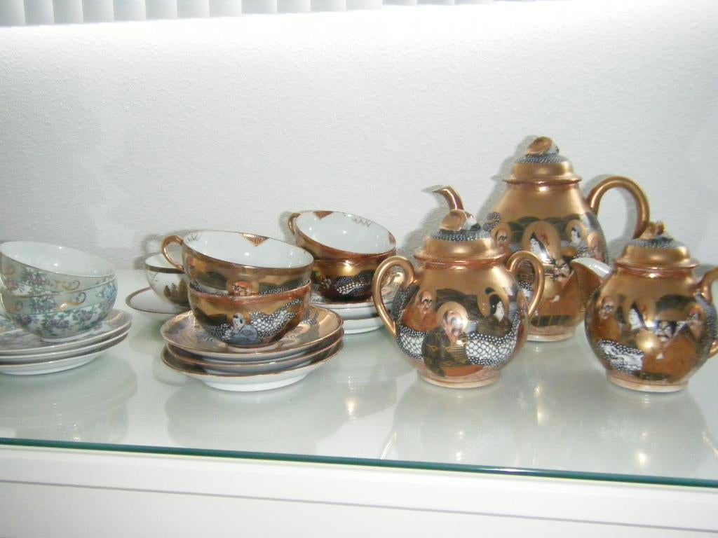 ouder chinees servies, Ophalen