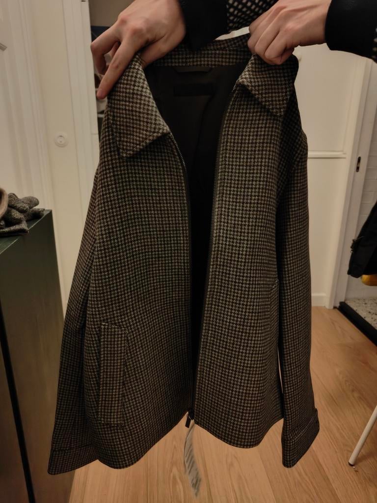 Uniqlo Single Collar Short Blouson XS - Nieuw met kaartje, Kleding | Heren, Ophalen, Uniqlo, Bruin, Nieuw