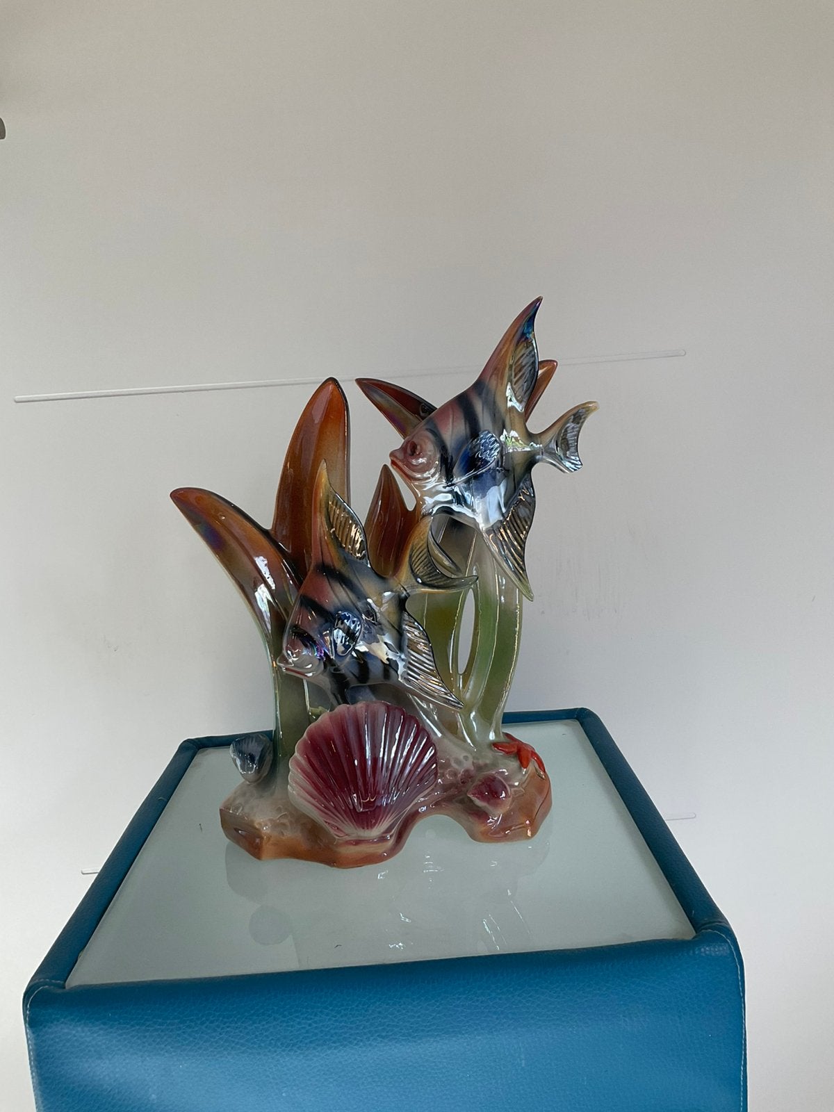 VIntage H.Bequet artdeco porselein tropische vissen, Ophalen