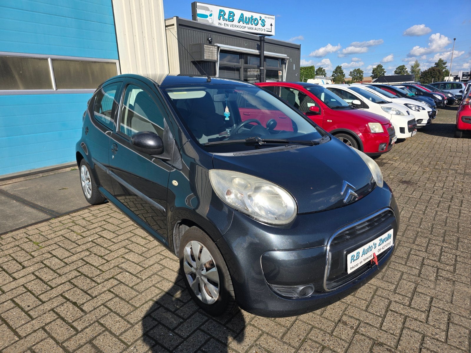 !! verkocht !! Citroën C1 1.0 5-DRS 2009, Auto's, Voorwielaandrijving, Stof, Zwart, 4 stoelen