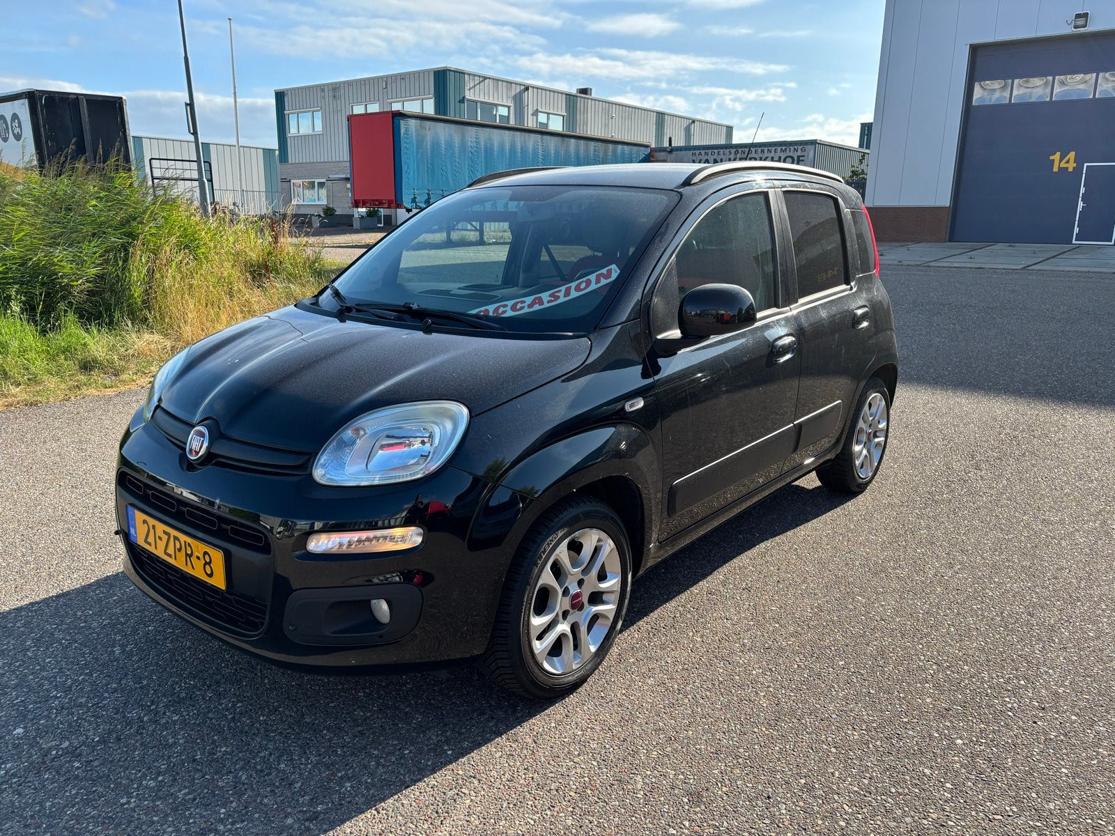 Fiat Panda 0.9 Twinair Automaat 86 pk 2013 Zwart 85238km, Auto's, Euro 5, Stof, 40 €/maand, Panda