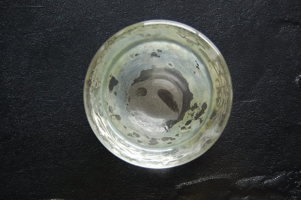 Mondgeblazen schaal massief glas, Schaal, Verzenden, Rond, Nieuw