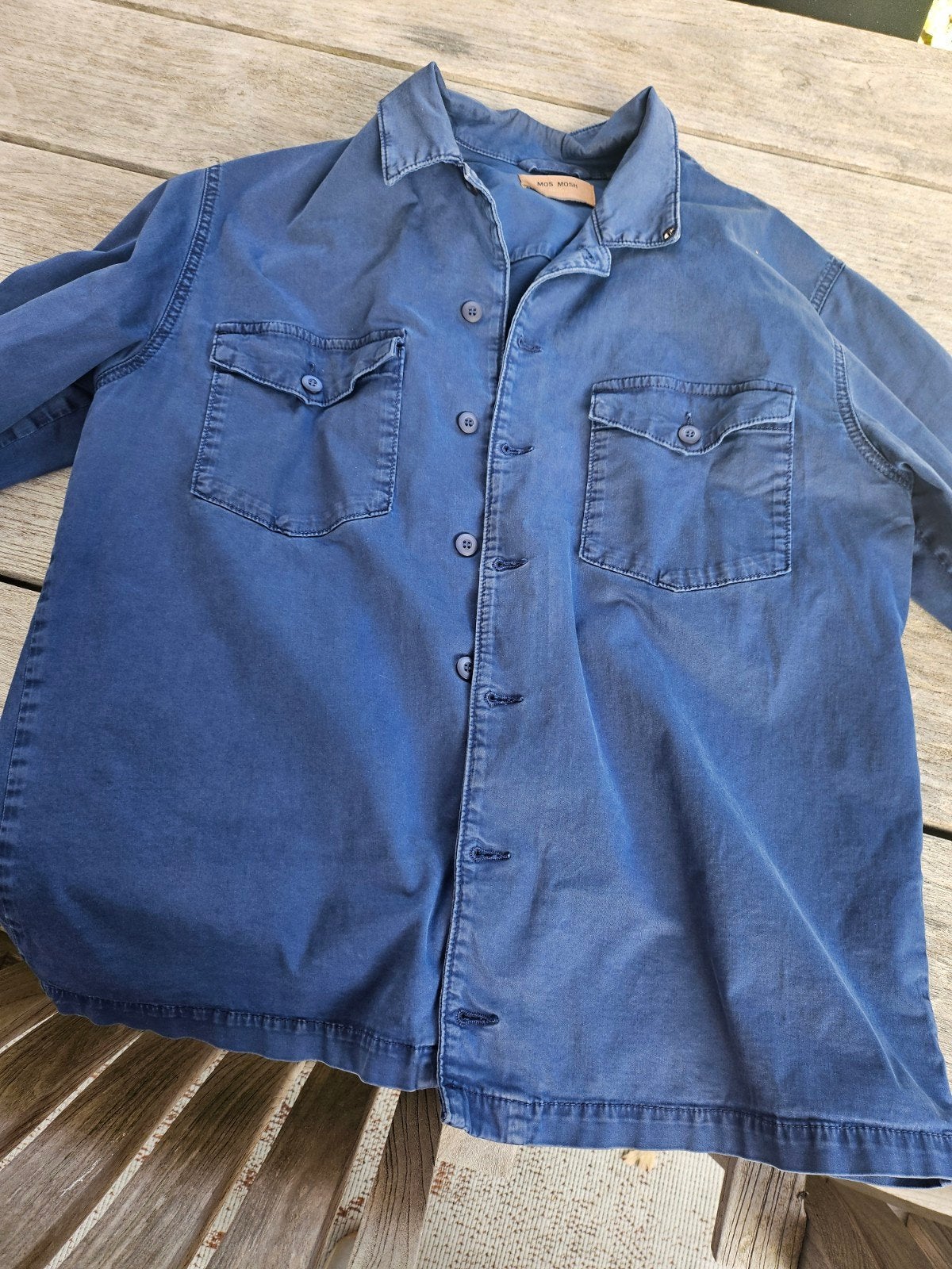 Mos Mosh blouse/overjas XL - Schouder 50cm, Lengte 70cm, Ophalen of Verzenden, Gedragen, Blauw