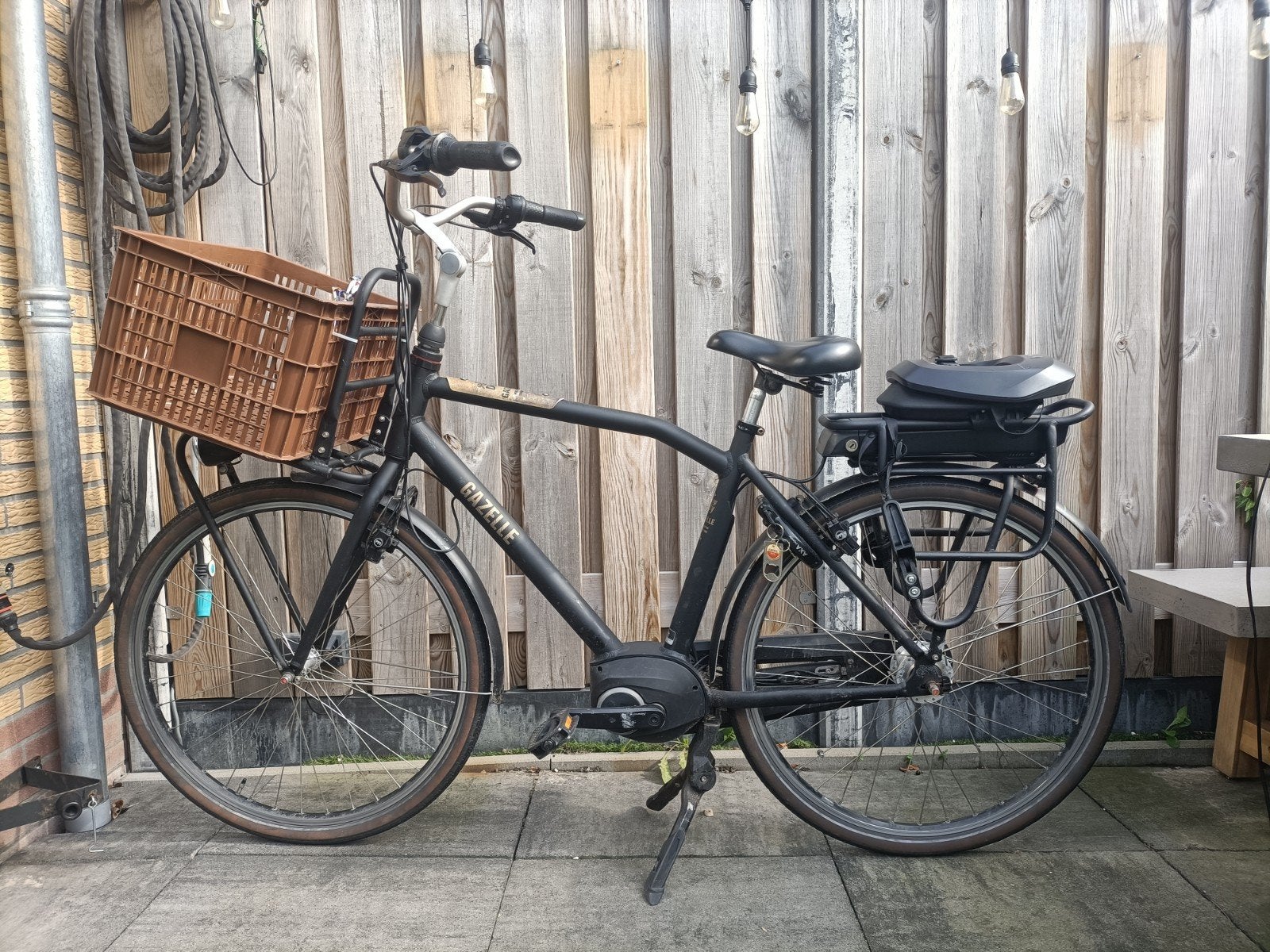 gazelle heavy duty electrische herenfiets, Ophalen, Gebruikt, Versnellingen, Gazelle