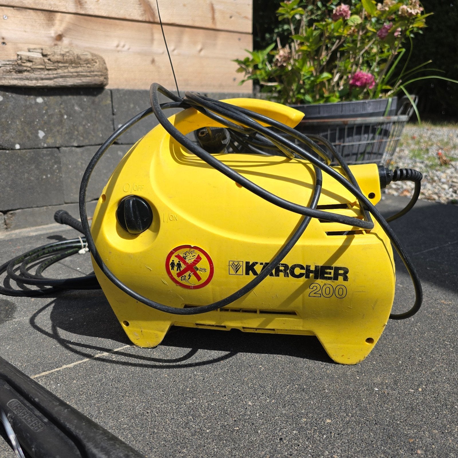 Kärcher 200 hogedrukreiniger - Gebruikt, Tuin en Terras, Ophalen, Gebruikt, Elektrisch, Kärcher