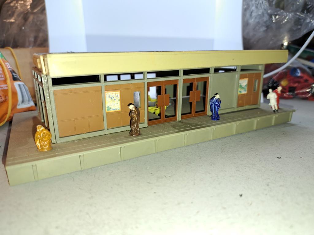 Ondergrondse station voor metro trein en bus in ho, Hobby en Vrije tijd, Gebruikt, Bachmann, Gelijkstroom of Wisselstroom, Brug, Tunnel of Gebouw