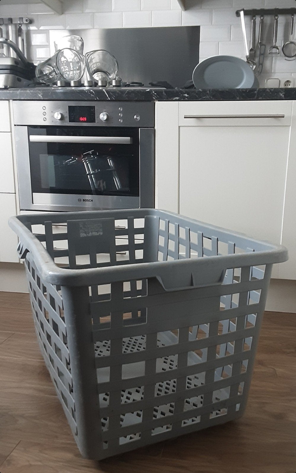 wasmand XXXL, Ophalen, Wit