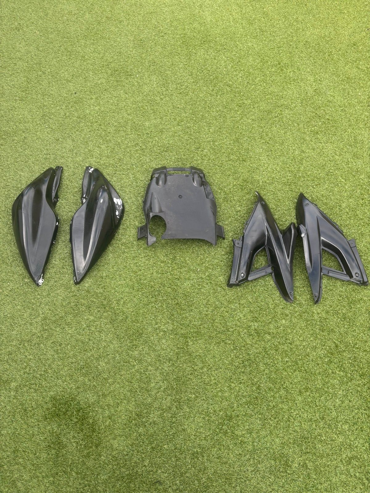 Yamaha aerox kappen zwart, Fietsen en Brommers, Ophalen of Verzenden, Gebruikt, Kap, Yamaha