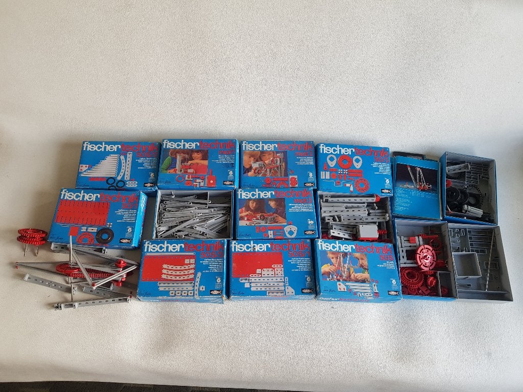 Vintage Fischer Technik speelgoed retro technisch speel goed, Ophalen of Verzenden, Gebruikt