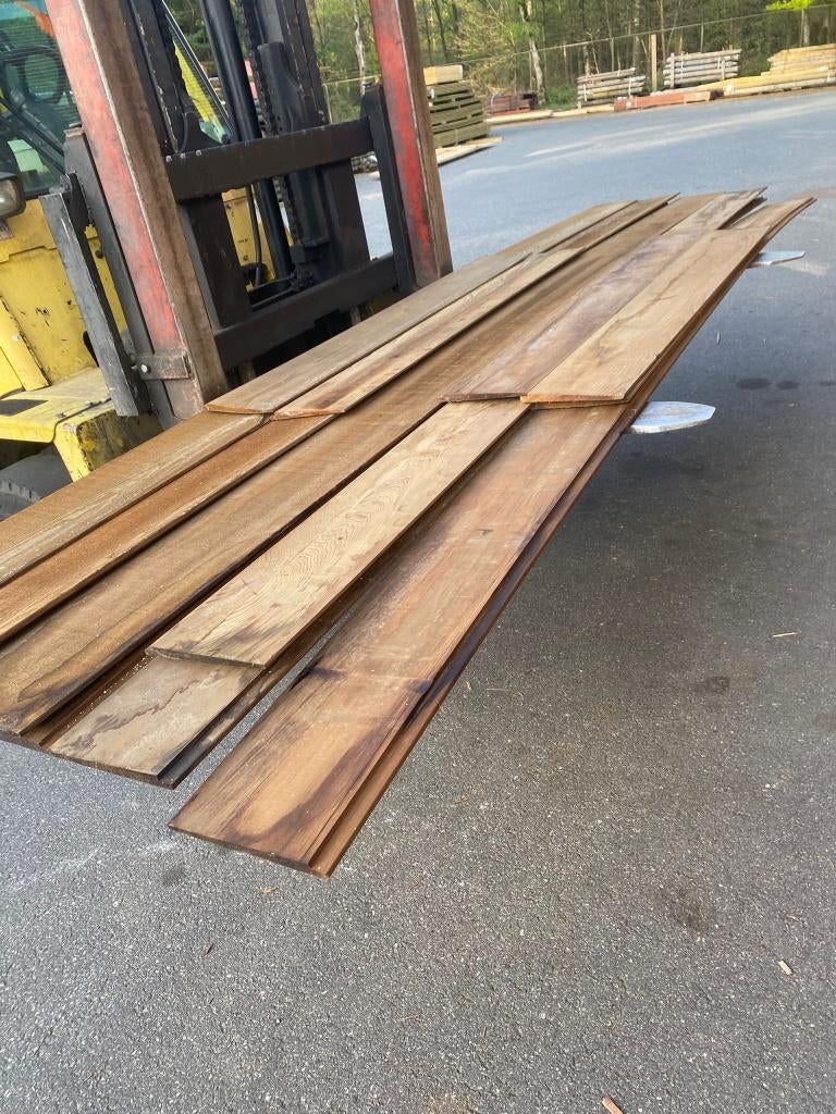 Zweeds rabat 15x195mm 2 verschillende lengtes nr. 700, Ophalen, Zo goed als nieuw, 250 cm of meer, Planken