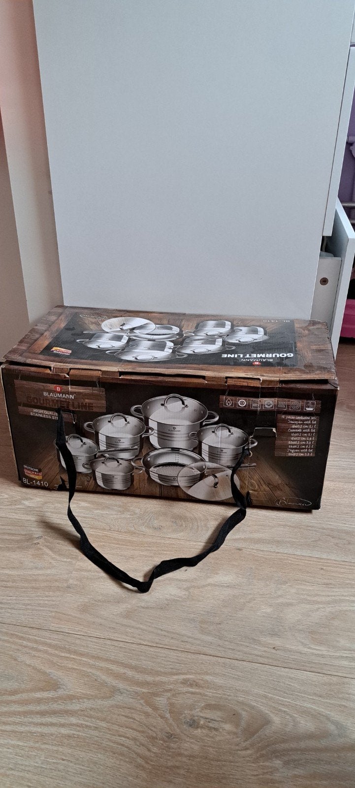 Nieuwe blaumann pannenset 12 delig, Huis en Inrichting, Keuken | Potten en Pannen, Ophalen, Nieuw, Rvs, Pannenset