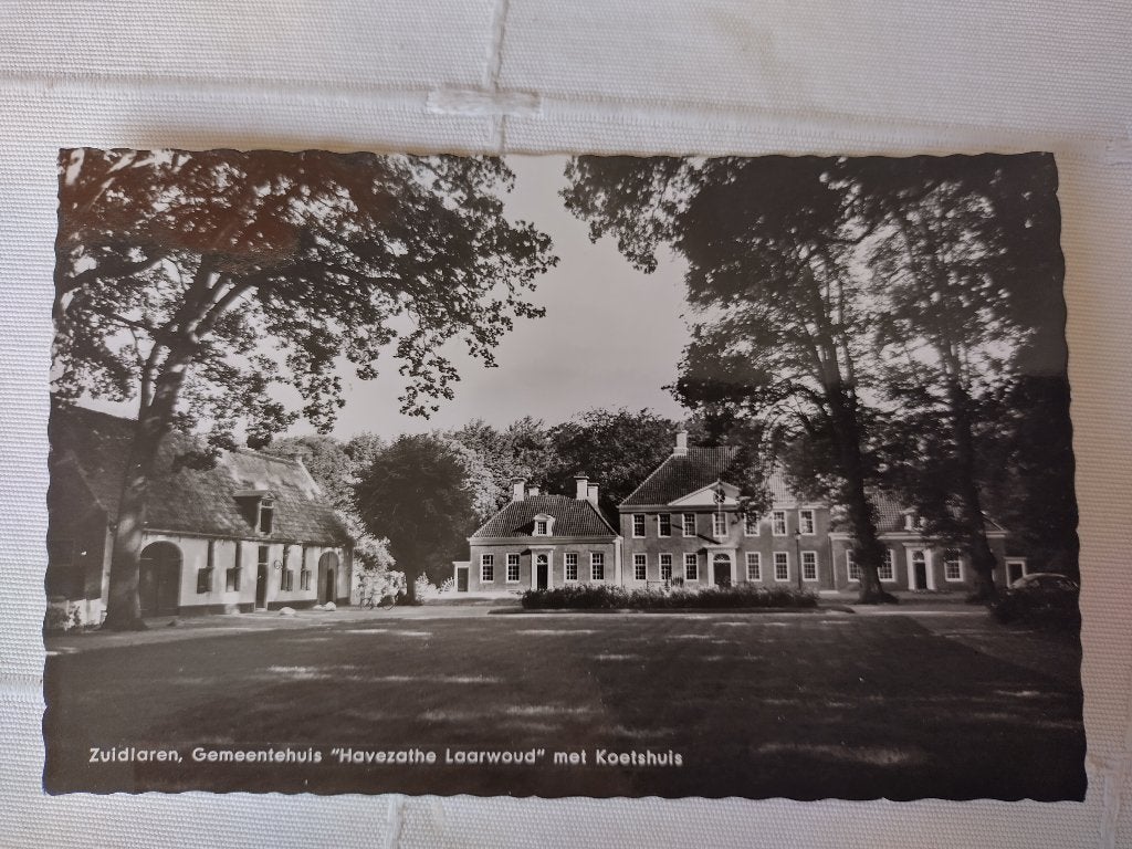 ansicht zuid laren, Ophalen of Verzenden, 1940 tot 1960, Gelopen, Noord-Holland