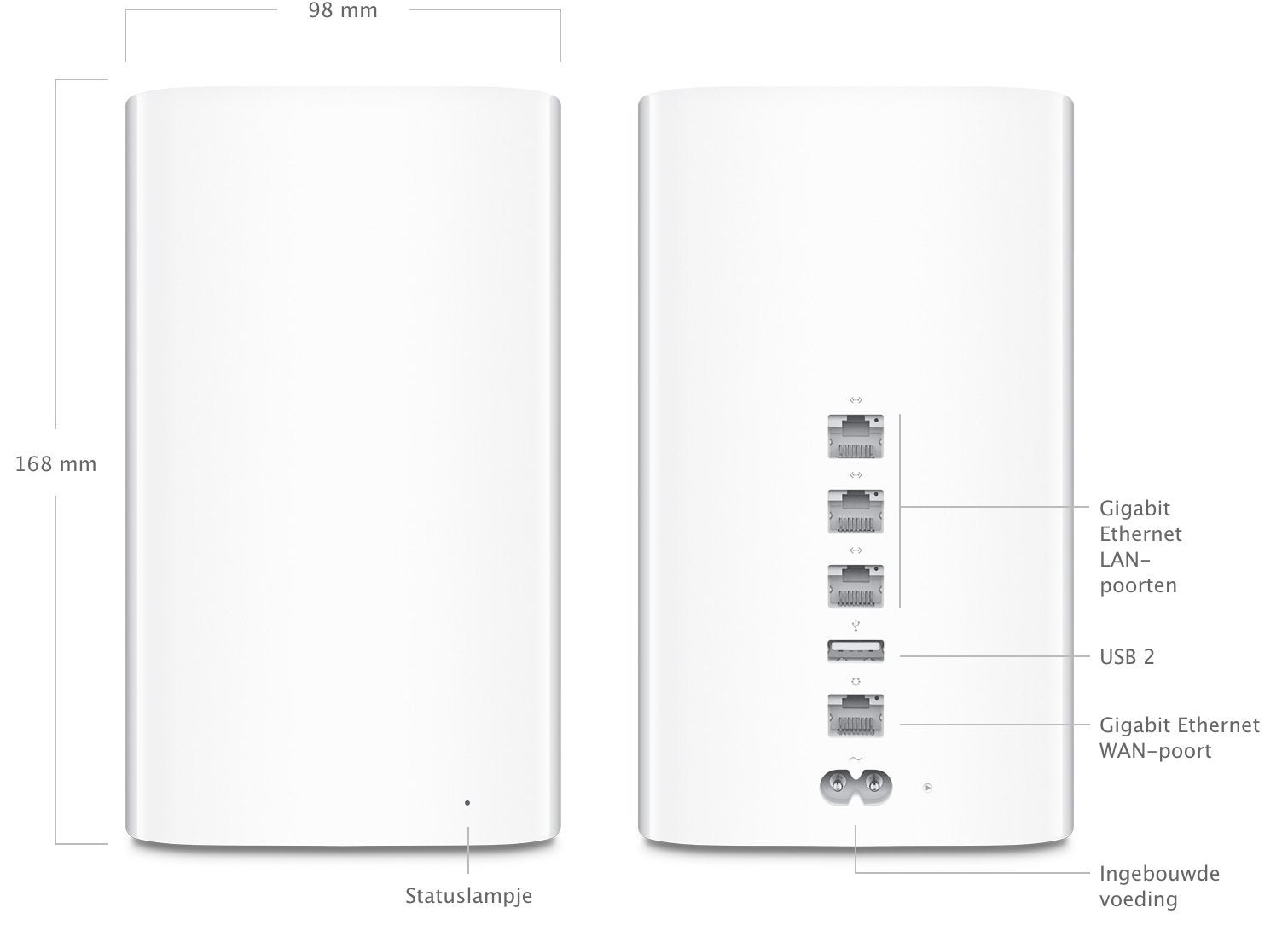 Apple AirPort Extreme thuisnetwerk router of access point, Ophalen of Verzenden, Zo goed als nieuw, Router