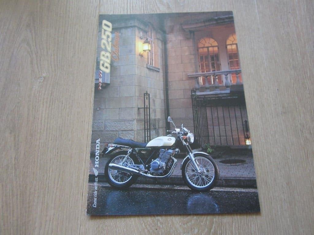 Honda GB 250 Clubman brochure folder 1997 ?, Ophalen of Verzenden, Honda