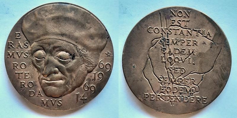 Penning Erasmus, Verzenden, Brons, Nederland