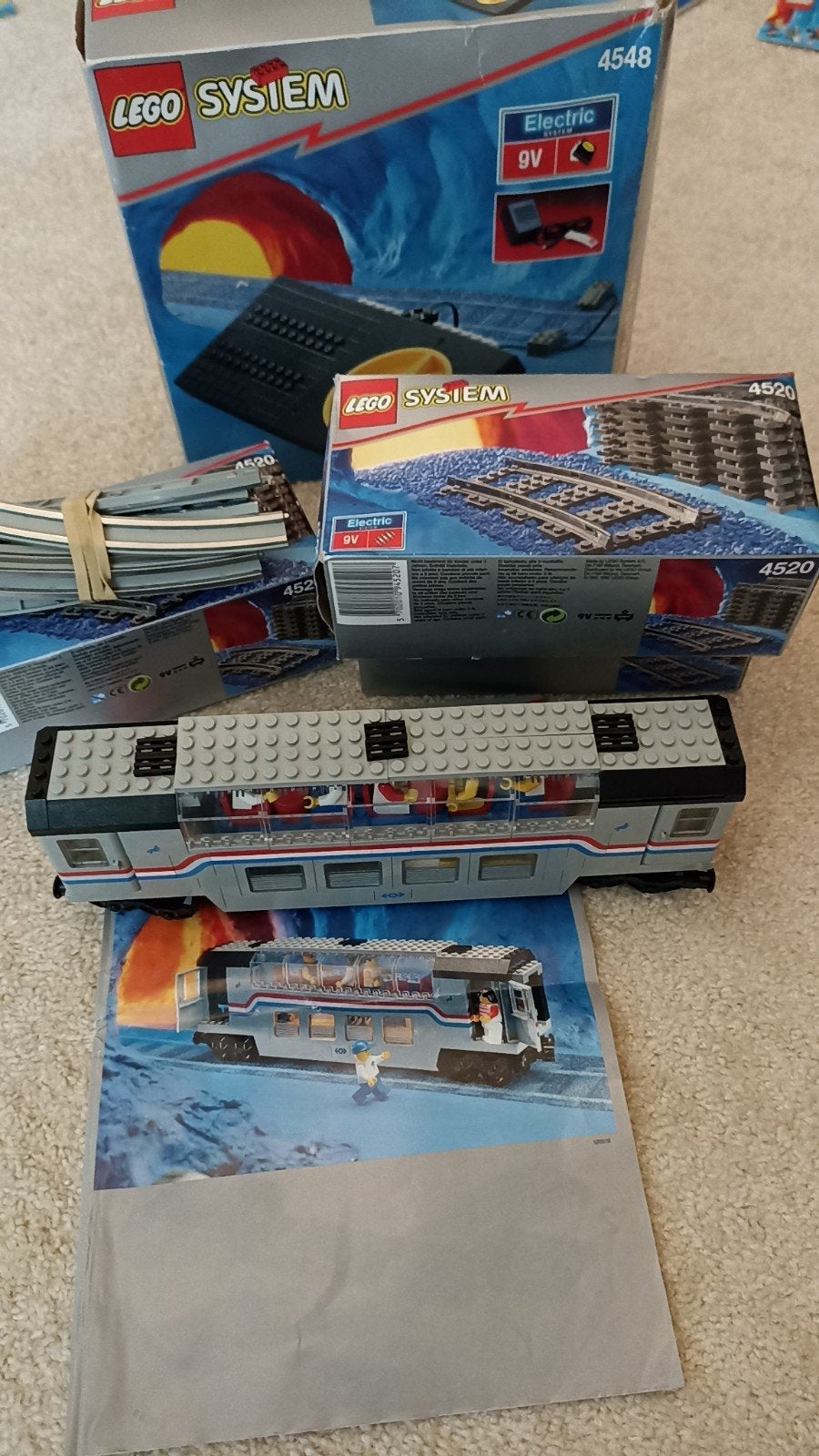 Lego Treinenset 9v met rails, Kinderen en Baby's, Speelgoed | Duplo en Lego, Ophalen of Verzenden
