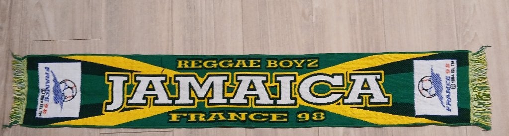 Jamaica "Reggae Boyz" Voetbalsjaal, Ophalen of Verzenden, Zo goed als nieuw, Buitenlandse clubs, Vaantje of Sjaal