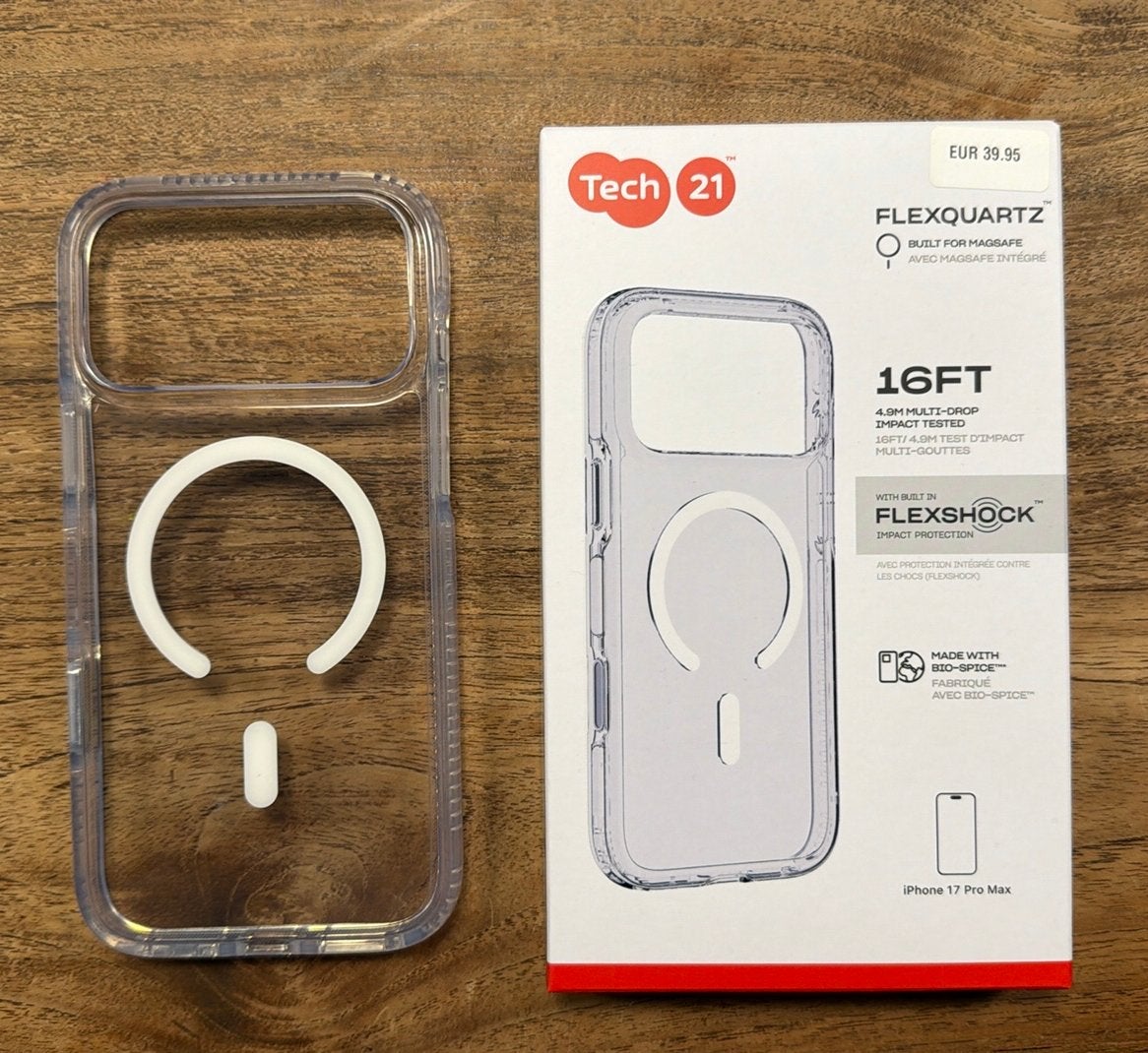 Tech21 hoesje/case voor iphone 17 Pro max, Ophalen of Verzenden, Zo goed als nieuw