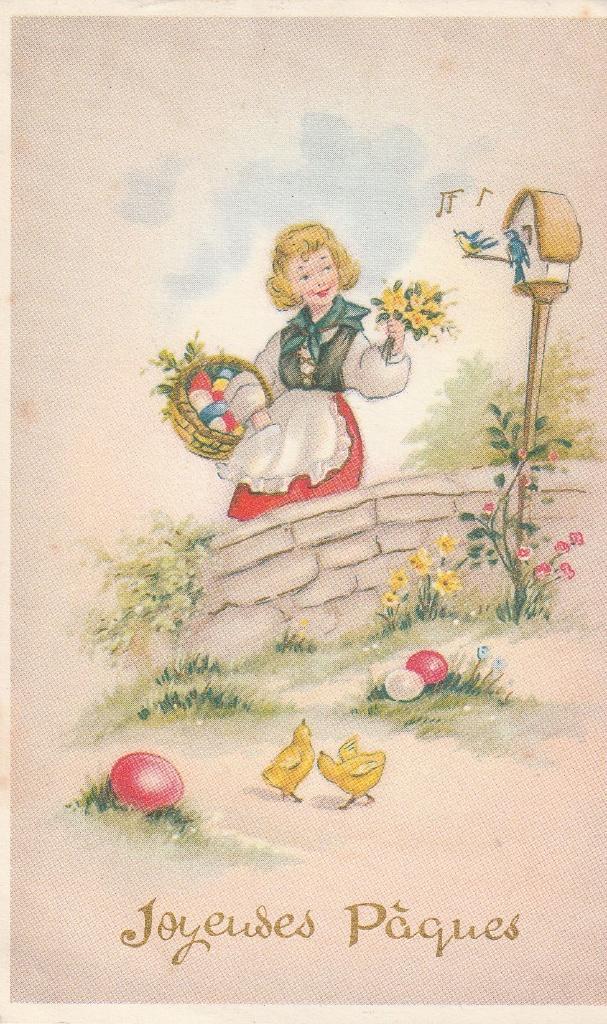 paaskaart, Verzenden, Voor 1920, Sterren en Beroemdheden