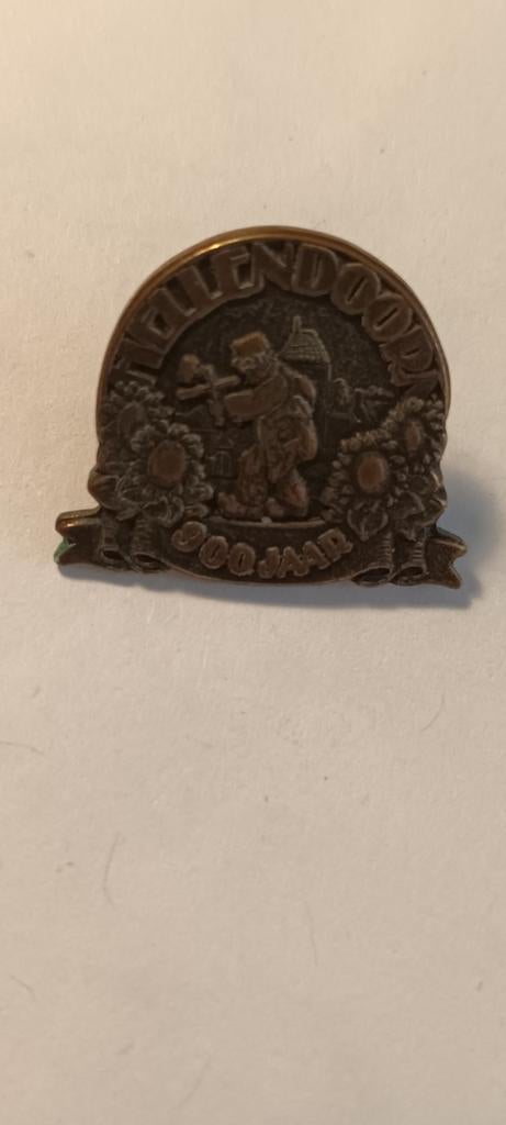 Vintage Speldje Vollenhove 900 Jaar - Kon. Begeer, Ophalen of Verzenden, Gebruikt, Stad of Land, Speldje of Pin