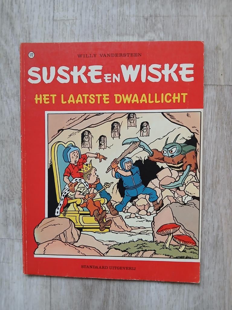 EERSTE DRUK Suske en Wiske (NR 172) - Het Laatste Dwaallicht, Boeken, Gelezen, Willy Vandersteen, Eén stripboek, Ophalen of Verzenden