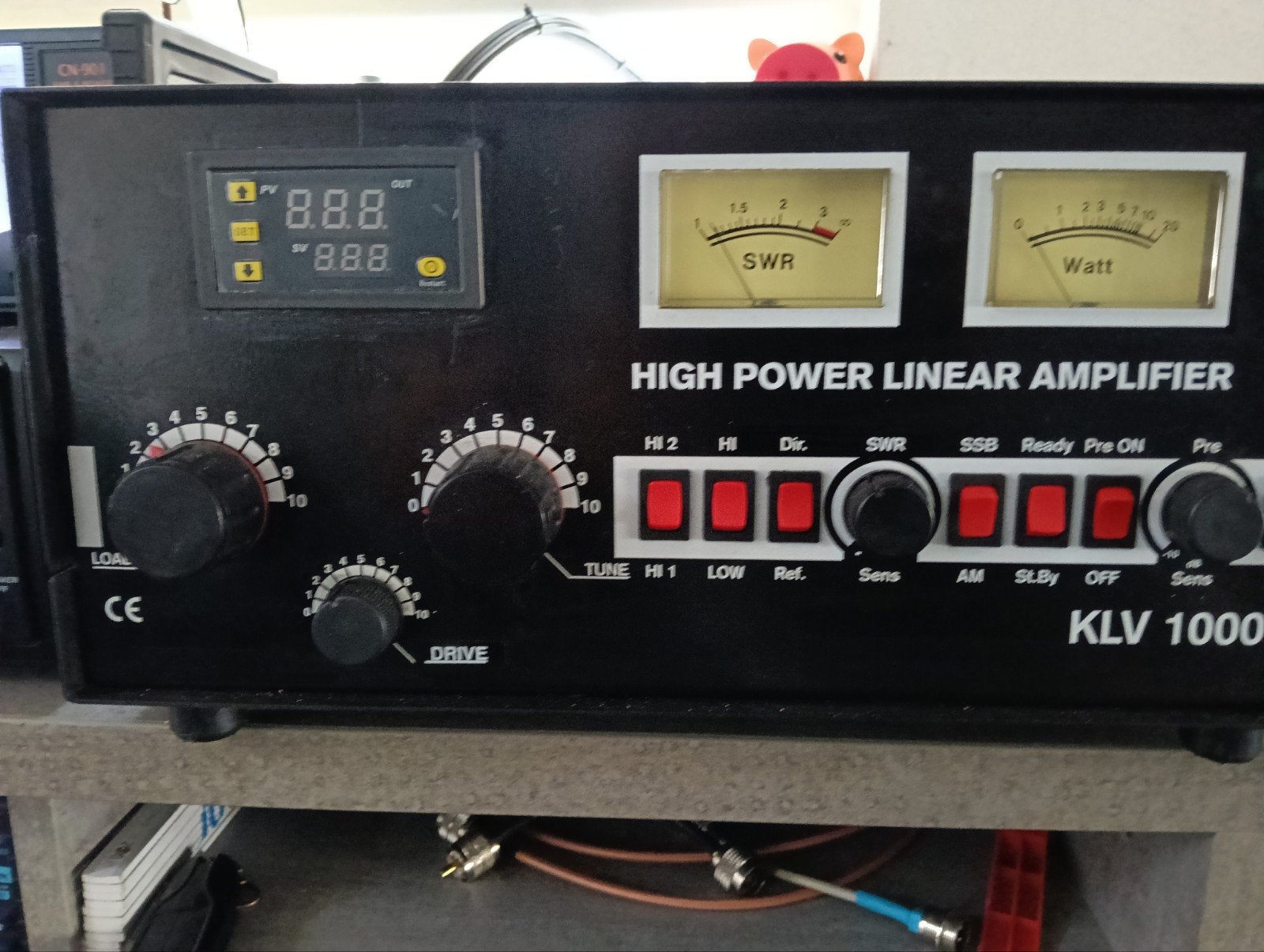 KLV 1000 High Power Lineaire Versterker  700W FM / 1400W SSB, Ophalen of Verzenden, Zo goed als nieuw, Zender