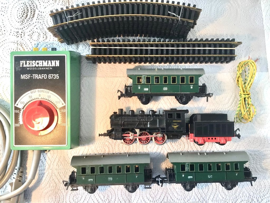 Fleischmann H0, leuke startset, compleet en rijklaar, Hobby en Vrije tijd, Gelijkstroom, Fleischmann, Ophalen of Verzenden, Analoog
