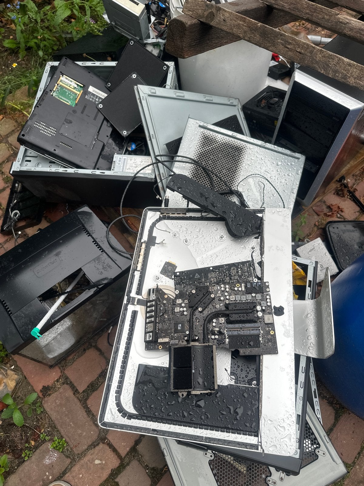 Partij oude computers, laptops en oud ijzer, Computers en Software, Vintage Computers, Ophalen