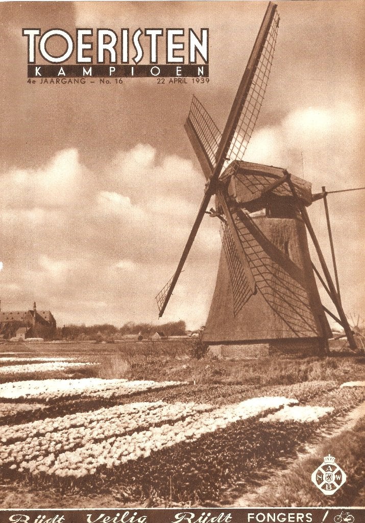 Lisse molen Zemelenpolder kerk knipsel  1939, Verzamelen, Gebruikt, Ophalen of Verzenden, Gebouw, Voor 1940
