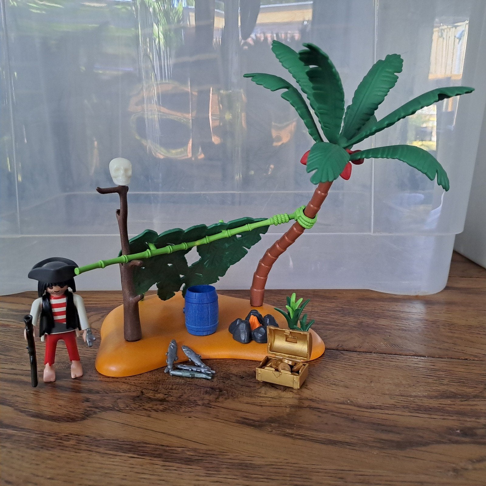 5138 Schipbreukeling eilandje playmobil, Kinderen en Baby's, Speelgoed | Playmobil, Pirates, Gebruikt, Overige typen, Ophalen of Verzenden