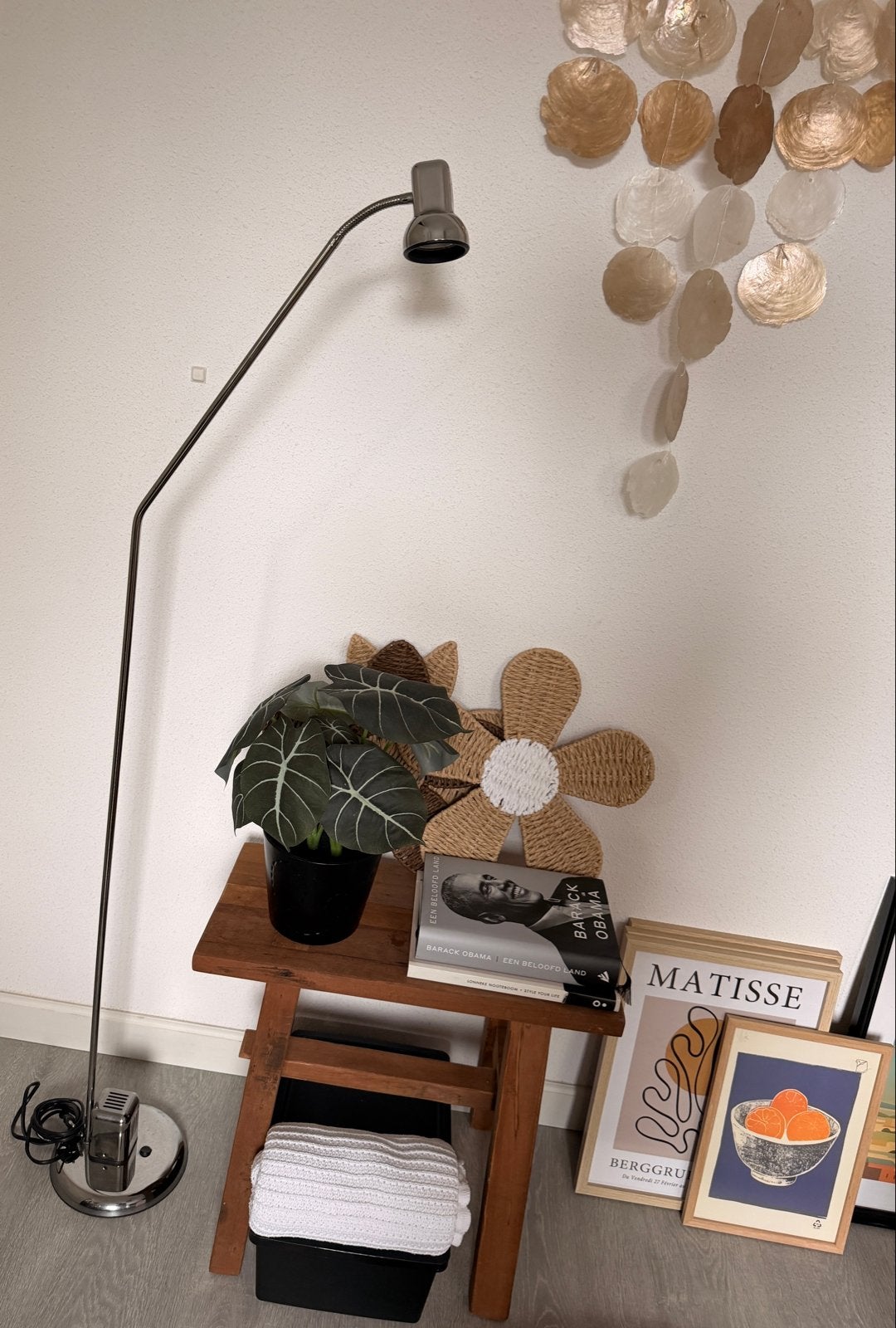 Vrieland Design Vloerlamp - Modern en Verstelbaar, Ophalen, Gebruikt, 100 tot 150 cm, Overige fittingen