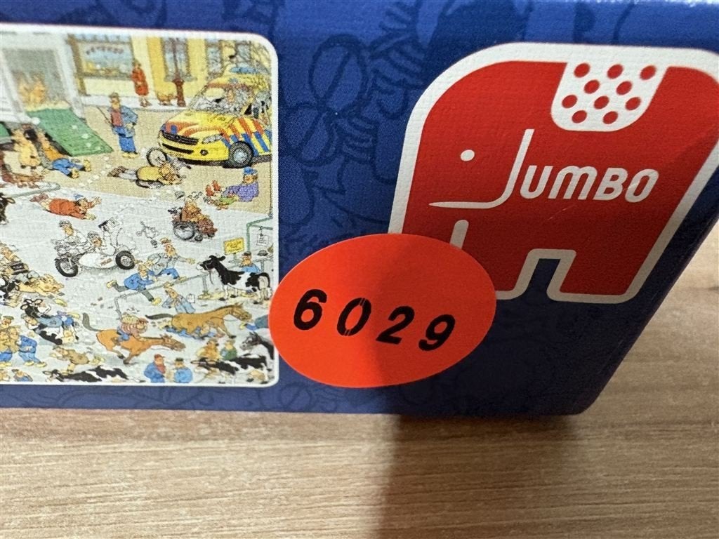Jan van Haasteren - de veemarkt - 1000 stuks - s6029, Verzenden, 500 t/m 1500 stukjes, Zo goed als nieuw