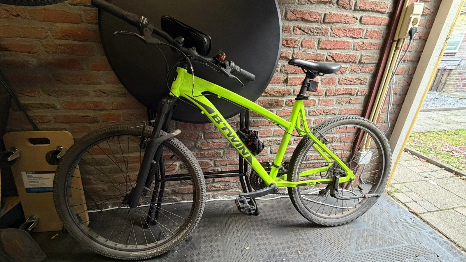 BTWIN fiets, Ophalen, Zo goed als nieuw, Staal, 24 inch of meer