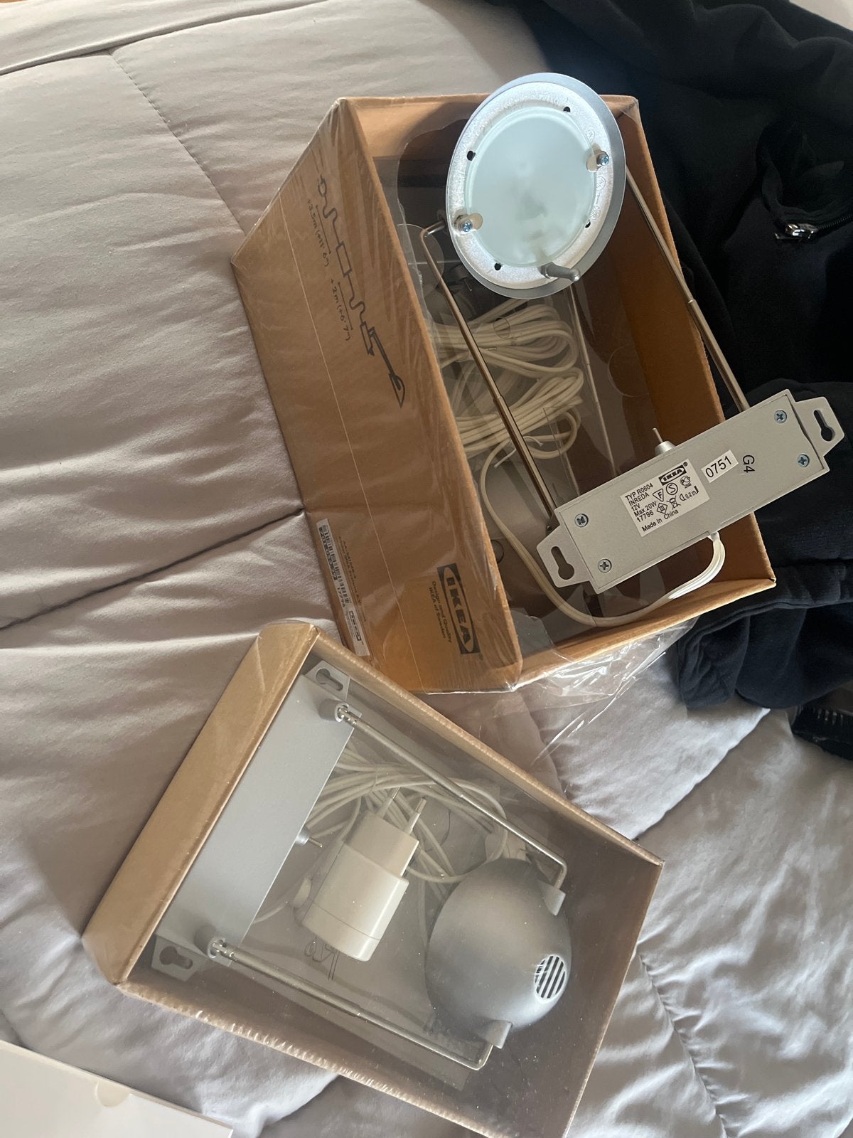 IKEA wandlampen, 4 stuks, zilverkleurig, nieuw, Metaal, Nieuw, Overige fittingen, Zilver