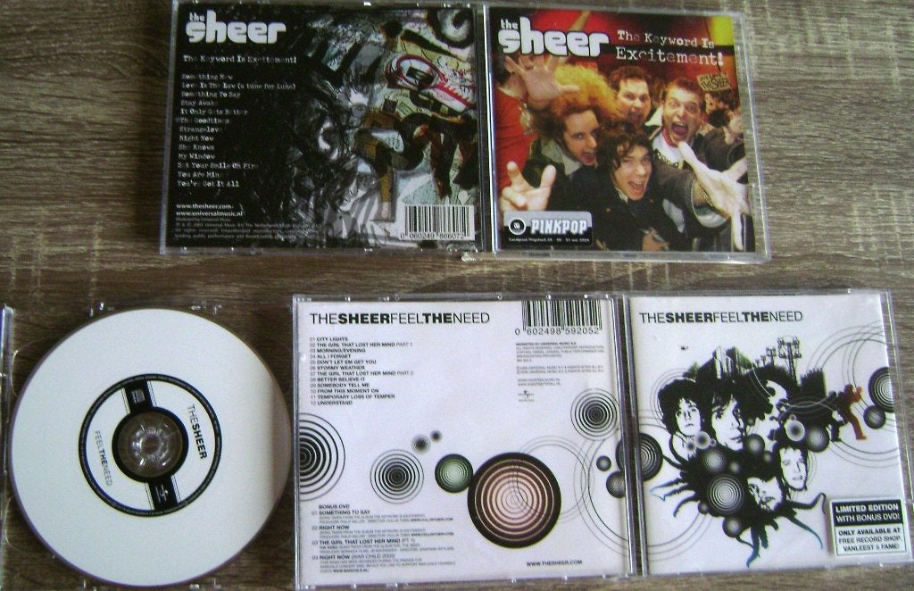 Shiver Red river/Bartel Bartels Bartales/Sheer Feel the need, Ophalen of Verzenden, Zo goed als nieuw, Alternative Rock, Inclusief DVD