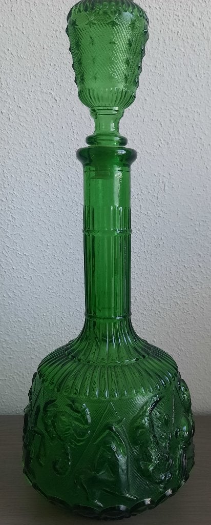 Empoli Zodiac karaf, Antiek en Kunst, Antiek | Glas en Kristal, Ophalen of Verzenden