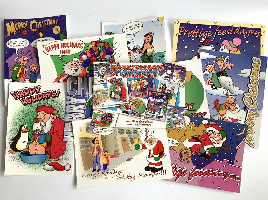 Set diverse kerstkaarten, Diversen, Kerst, Ophalen of Verzenden, Nieuw
