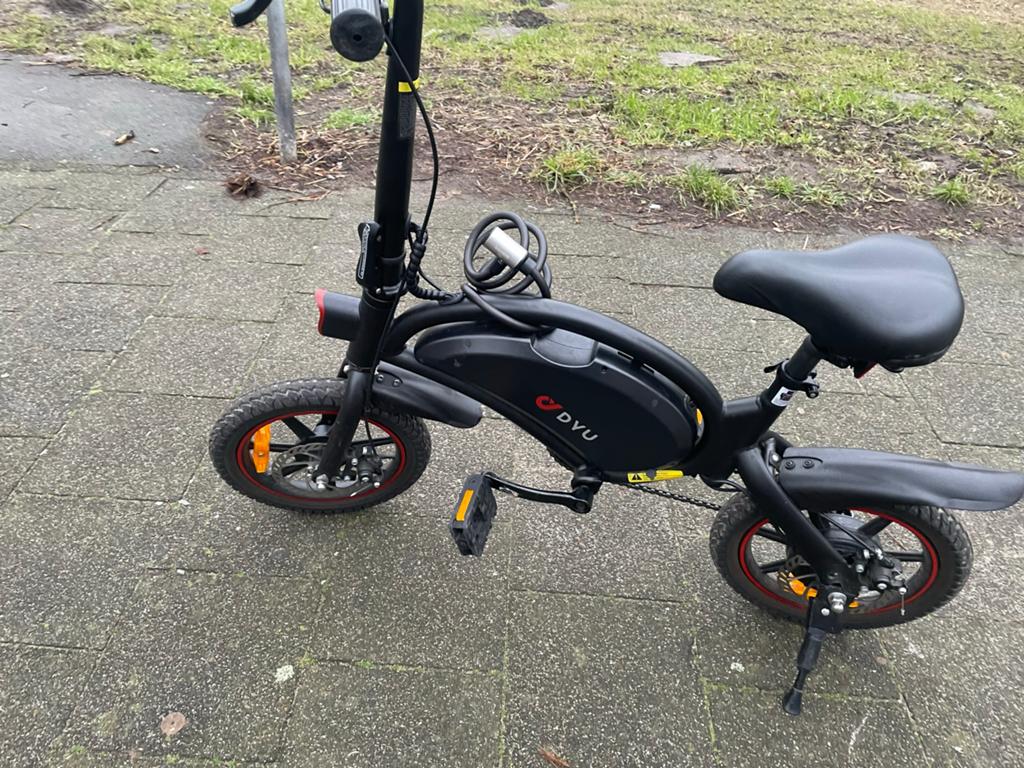 Gecustomized DYU elektrische fiets met snellere gashendel, Ophalen, Gebruikt, Overige merken