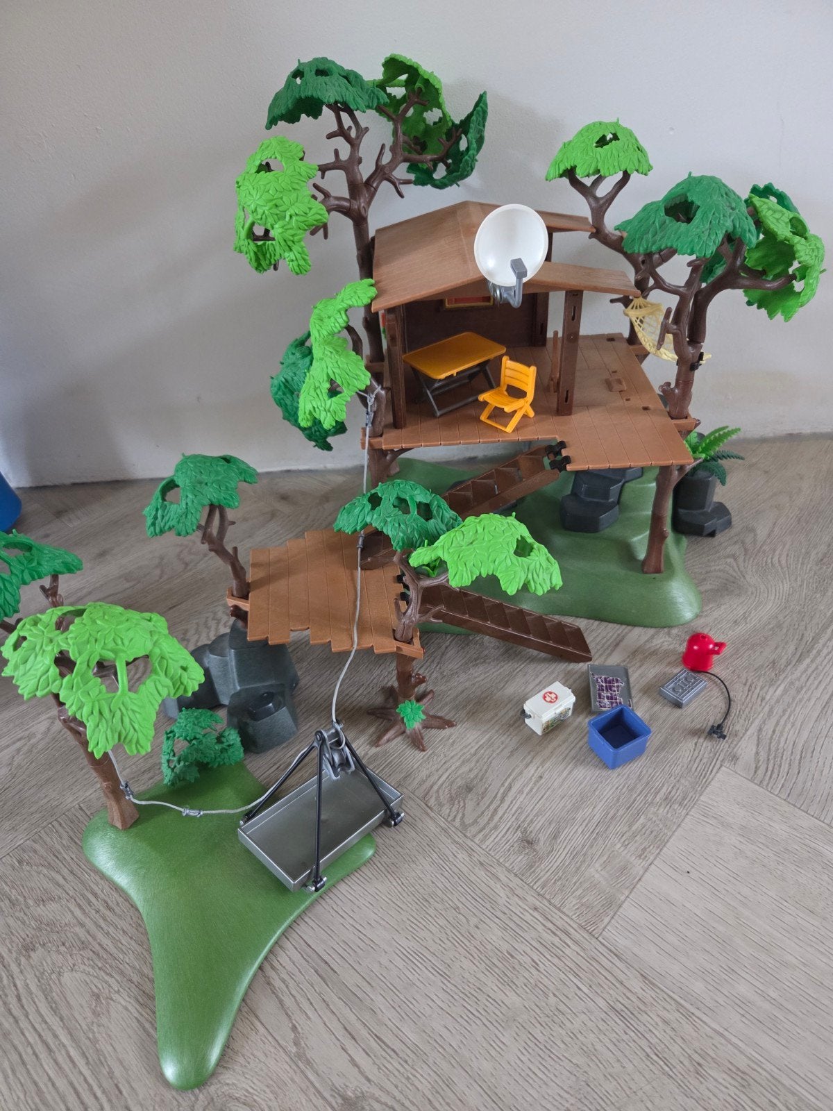playmobil boomhut set nr 3712, Kinderen en Baby's, Speelgoed | Playmobil, Ophalen, Zo goed als nieuw