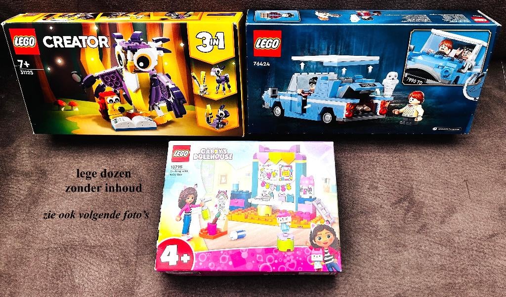 Teab 5x Lege LEGO doos Diverse thema's dozen, Ophalen, Gebruikt, Lego