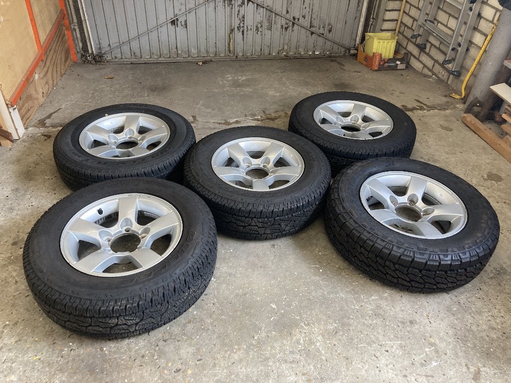 Aluminium wielen suzuki Jimny, Ophalen, Gebruikt, 15 inch, Banden en Velgen