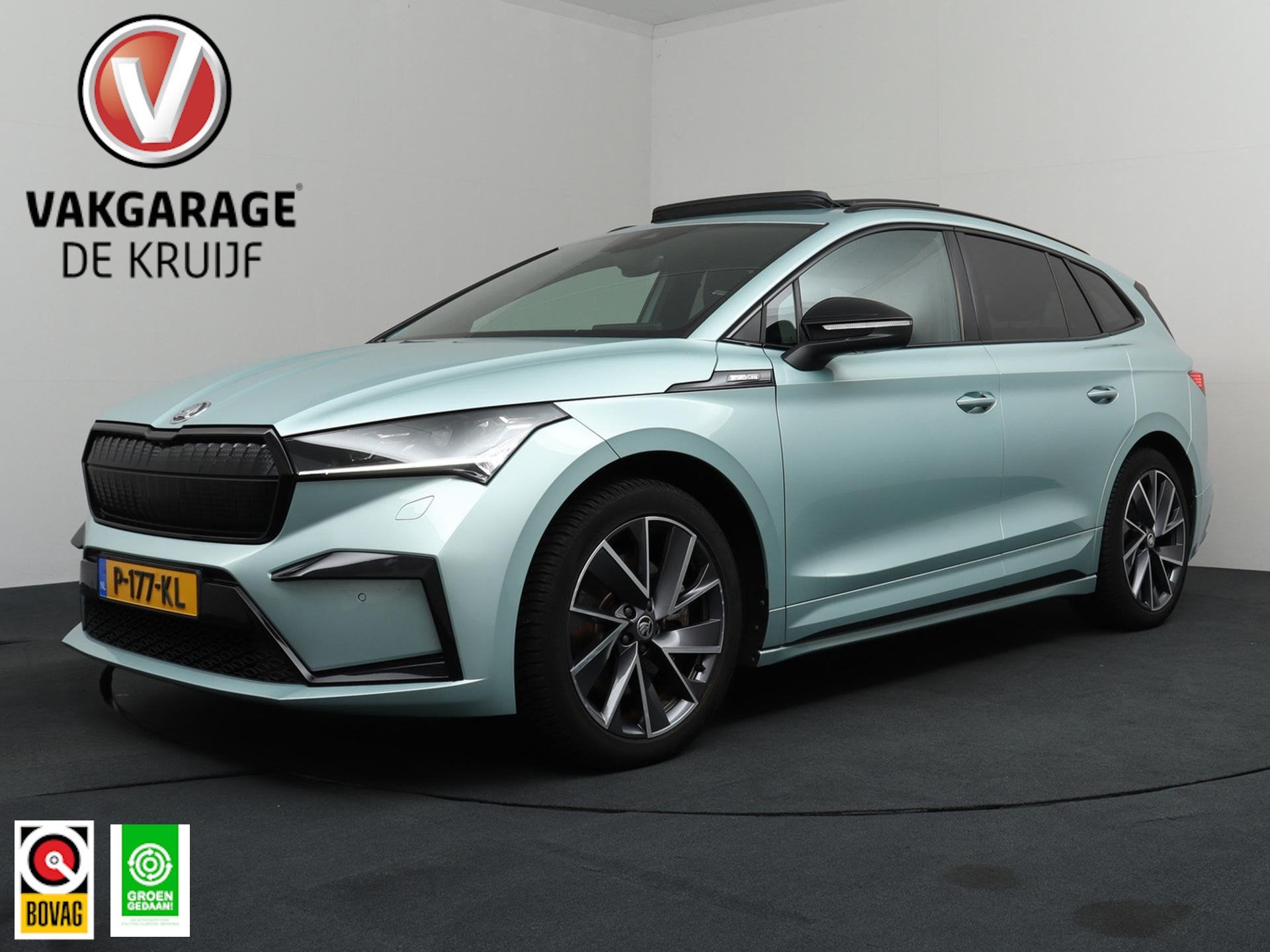 Skoda Enyaq iV 80 Sportline SOH 93.3% | Panoramadak | Trekha, Auto's, Skoda, Automaat, Achterwielaandrijving, Gebruikt, 80 kWh