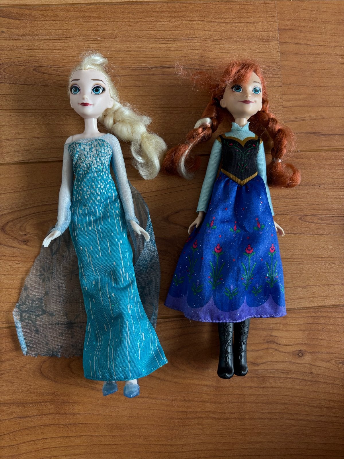 Disney Frozen Elsa en Anna poppen set, Ophalen of Verzenden, Gebruikt, Overige typen