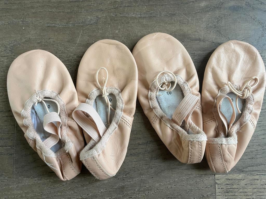 2 paar Papillon balletschoentjes - maat 10, Ophalen of Verzenden, Gebruikt, Schoenen