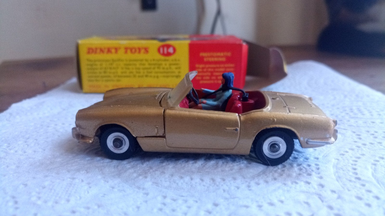 Dinky toys 114 triumph Spitfire, Ophalen of Verzenden